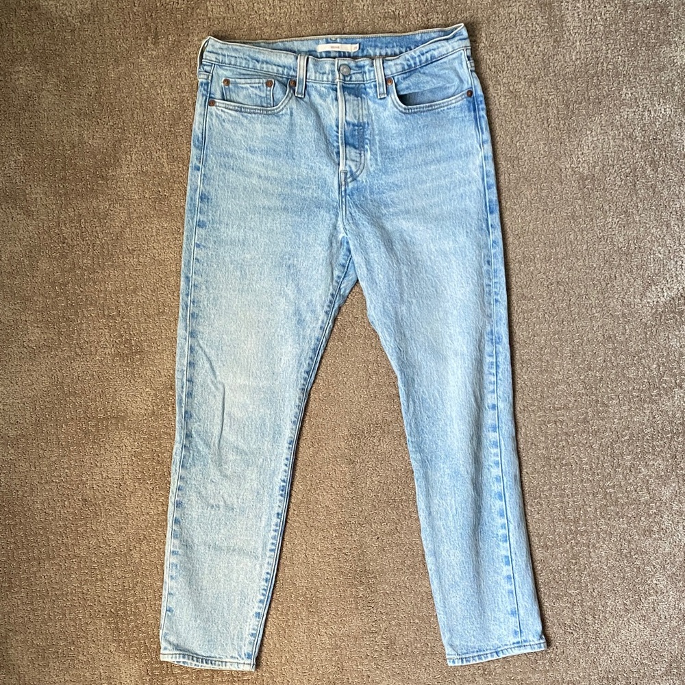 Levi's Wedgie Light Blue Straight Jeans